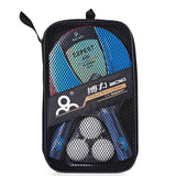 Table Tennis Racket A10 Double-Sided Reverse Rubber Students Beginner Training Two Shots Three Ball Table Tennis Racket Set