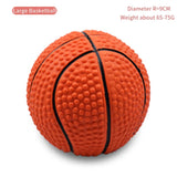 Pet Latex Toy Ball High Elastic Cotton Filled Latex Football For Small Dog Playing Pet Sound Toy Chew Toy Dog Accessories