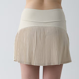 Tennis Skirt with Safety Liner and Pleated Design