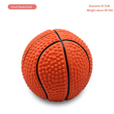 Pet Latex Toy Ball High Elastic Cotton Filled Latex Football For Small Dog Playing Pet Sound Toy Chew Toy Dog Accessories
