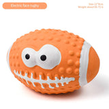 Pet Latex Toy Ball High Elastic Cotton Filled Latex Football For Small Dog Playing Pet Sound Toy Chew Toy Dog Accessories