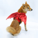 Pet Halloween dress up costume pet Halloween accessories chest and back traction rope pet bat transformation outfit