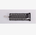 18 Holes Golf Stroke Counters Outdoor Golf Stroke Putt Score Card Score Counter With Key Chain Black