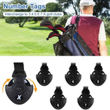 3-Piece Long-Neck Golf Club Headcover Set – Numbered Wooden Club Protectors, Durable Golf Accessories